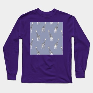 Lilac Giraffes Long Sleeve T-Shirt